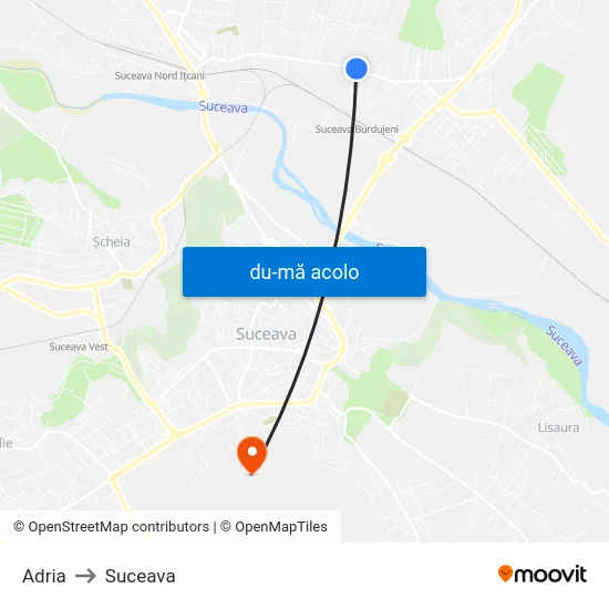 Harta de Adria către Suceava