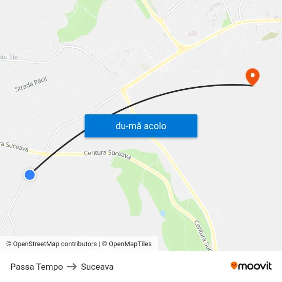 Harta de Passa Tempo către Suceava