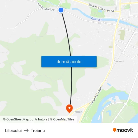 Harta de Liliacului către Troianu