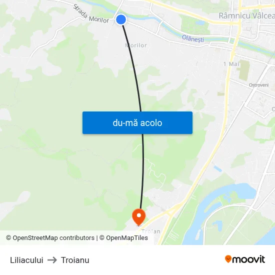 Harta de Liliacului către Troianu
