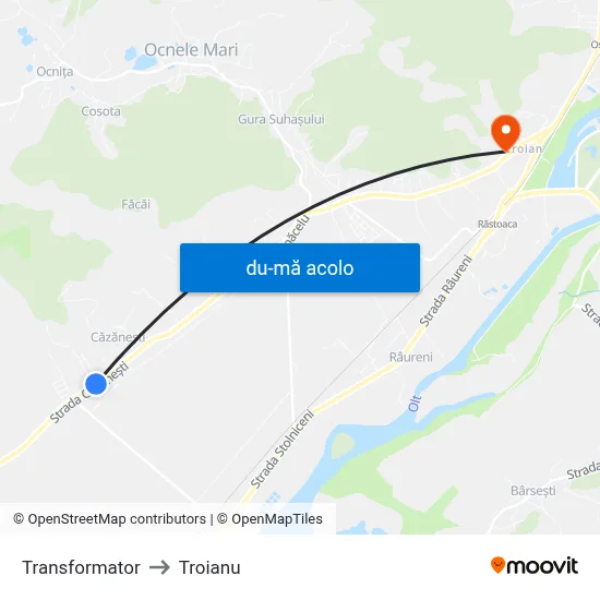 Harta de Transformator către Troianu