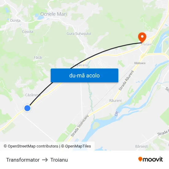 Harta de Transformator către Troianu