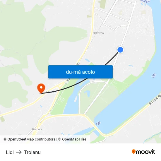 Harta de Lidl către Troianu