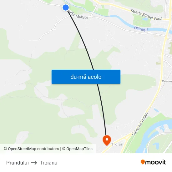 Harta de Prundului către Troianu