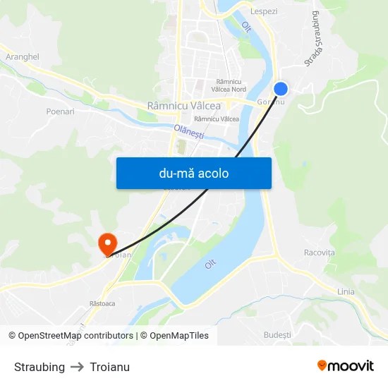 Harta de Straubing către Troianu