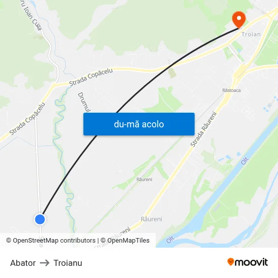 Harta de Abator către Troianu