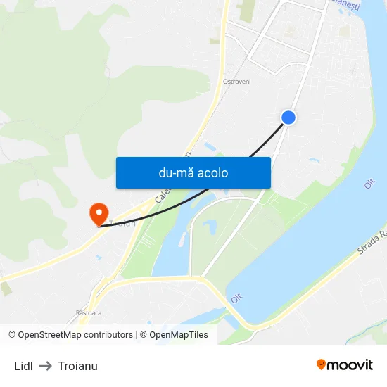 Harta de Lidl către Troianu