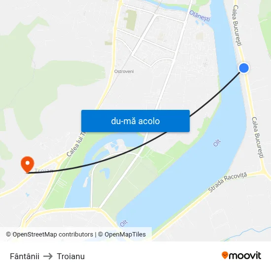 Harta de Fântânii către Troianu