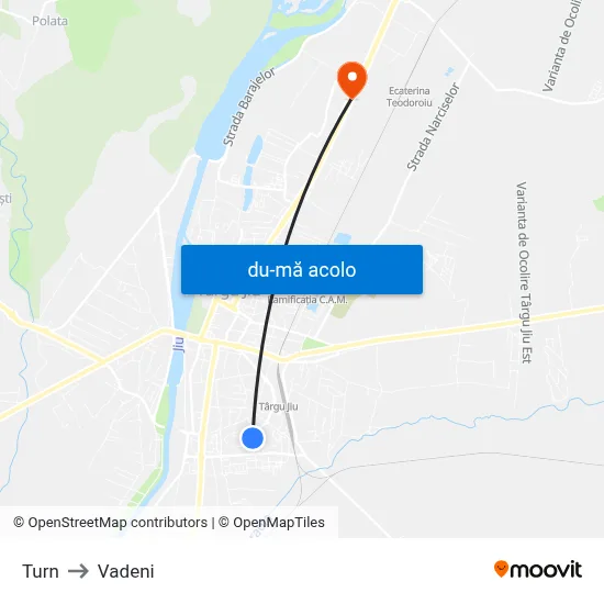 Harta de Turn către Vadeni
