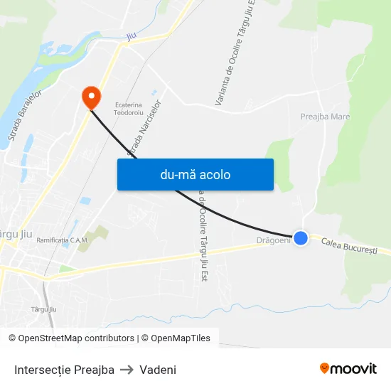 Harta de Intersecție Preajba către Vadeni