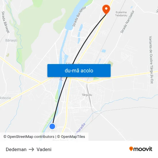Harta de Dedeman către Vadeni
