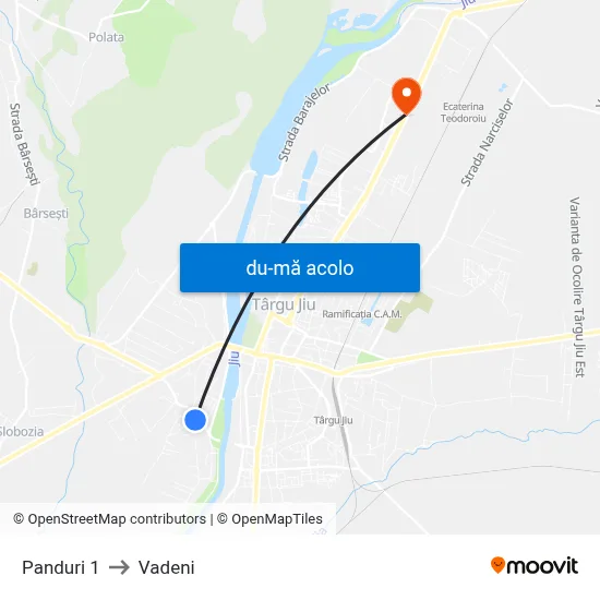 Harta de Panduri 1 către Vadeni