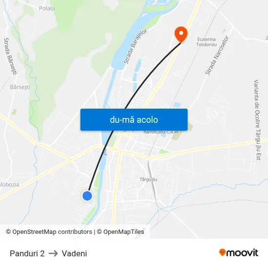 Harta de Panduri 2 către Vadeni