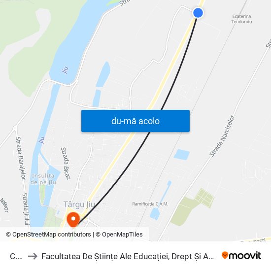 Harta de C.P.L. către Facultatea De Ştiințe Ale Educației, Drept Şi Administrație Publică