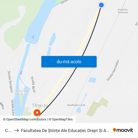 Harta de C.P.L. către Facultatea De Ştiințe Ale Educației, Drept Şi Administrație Publică