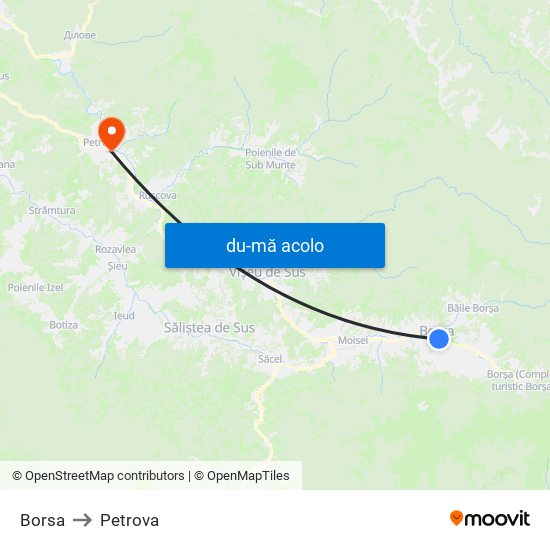 Harta de Borsa către Petrova