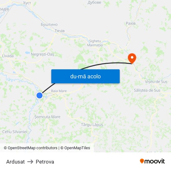 Harta de Ardusat către Petrova