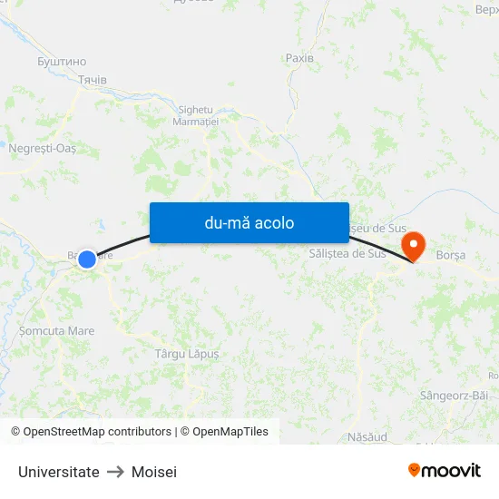 Harta de Universitate către Moisei