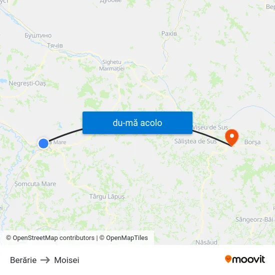 Harta de Berărie către Moisei