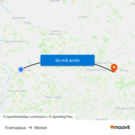 Harta de Frumușaua către Moisei