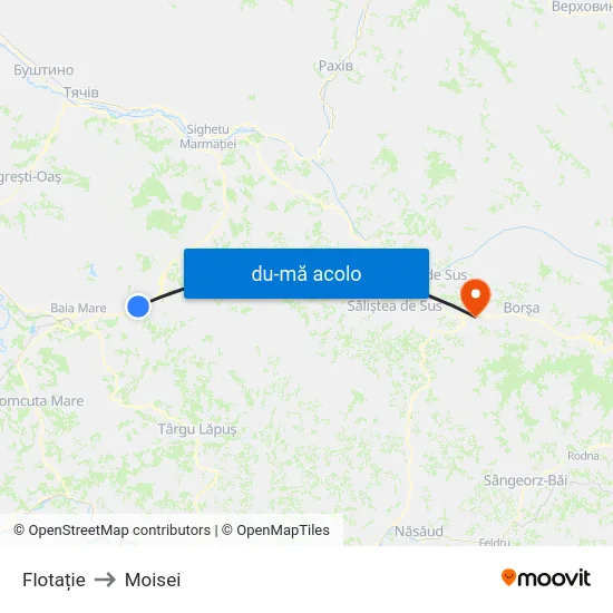 Harta de Flotație către Moisei