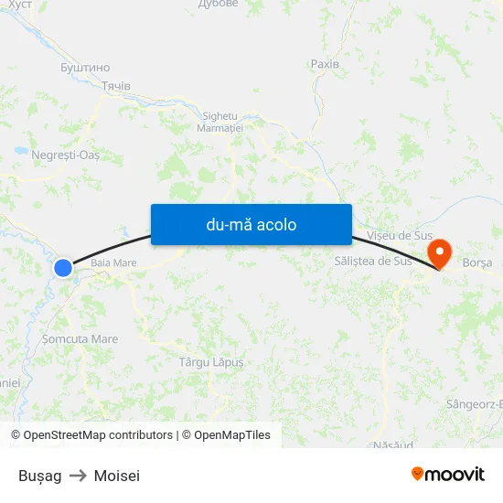 Harta de Bușag către Moisei