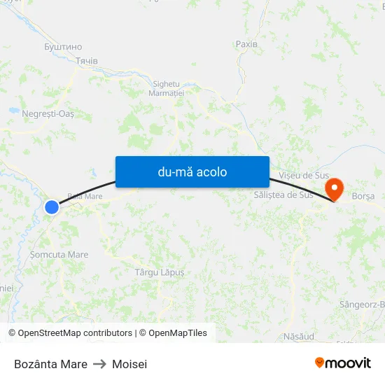 Harta de Bozânta Mare către Moisei