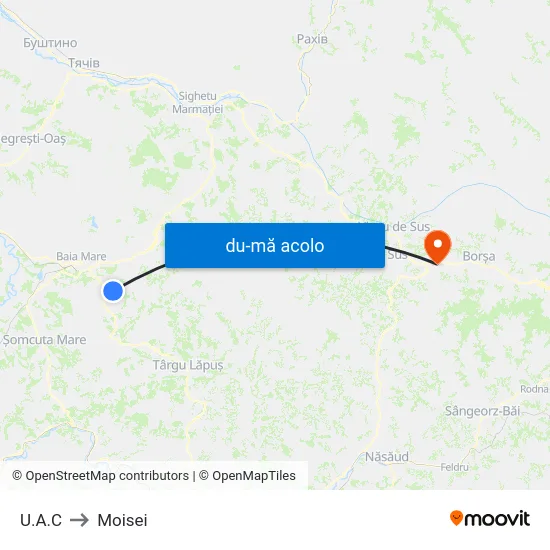 Harta de U.A.C către Moisei