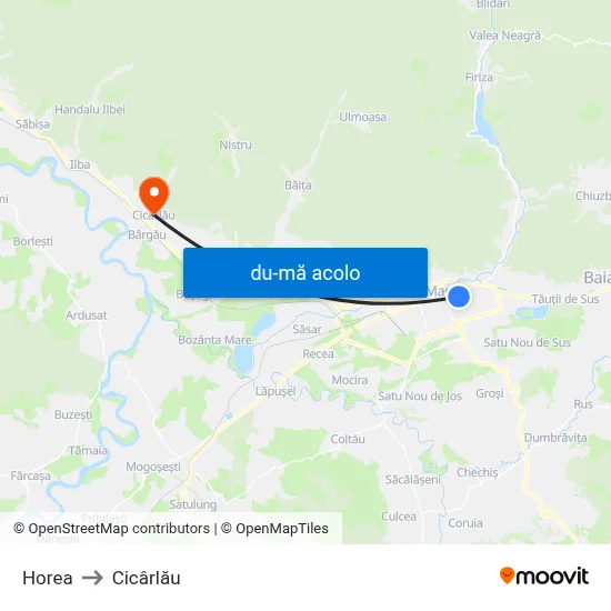 Harta de Horea către Cicârlău