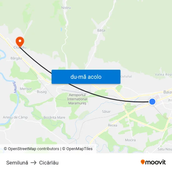 Harta de Semilună către Cicârlău