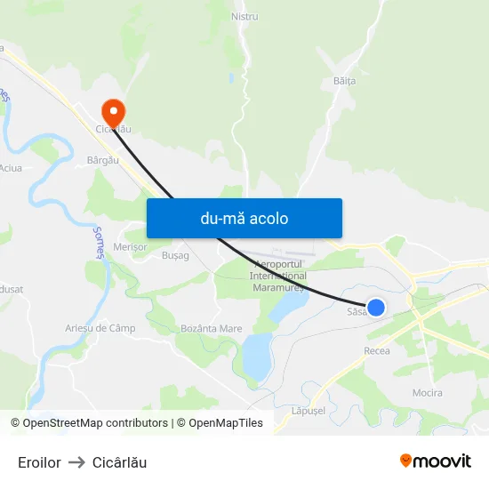 Harta de Eroilor către Cicârlău