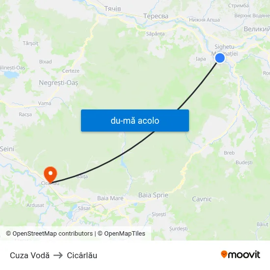 Harta de Cuza Vodă către Cicârlău