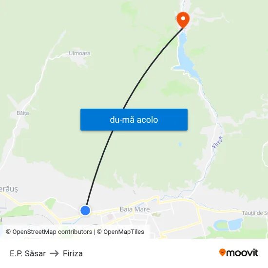 Harta de E.P. Săsar către Firiza