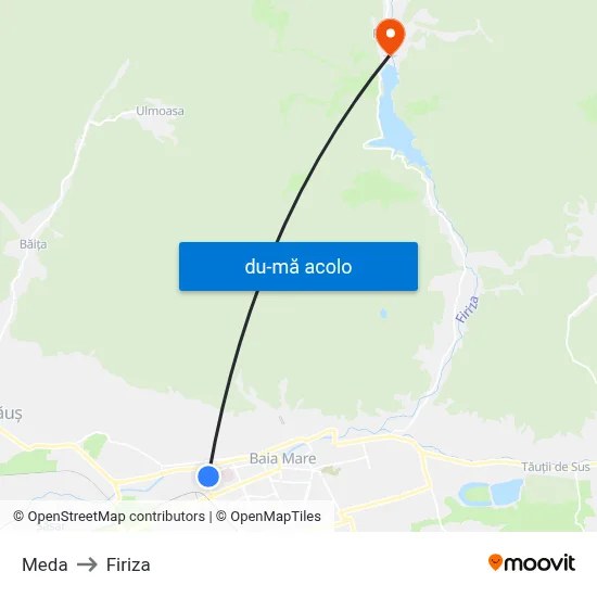 Harta de Meda către Firiza