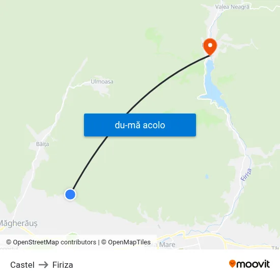 Harta de Castel către Firiza