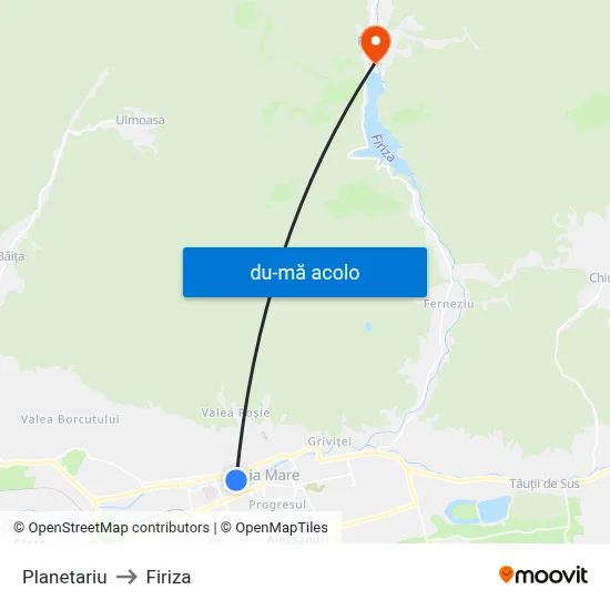 Harta de Planetariu către Firiza