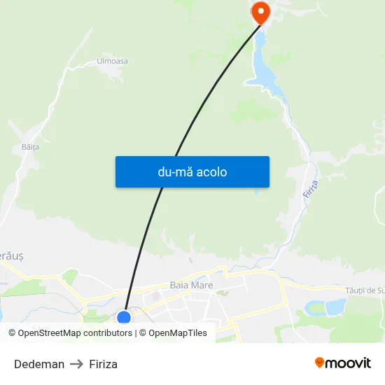 Harta de Dedeman către Firiza