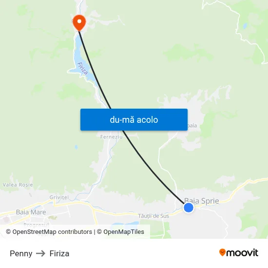 Harta de Penny către Firiza