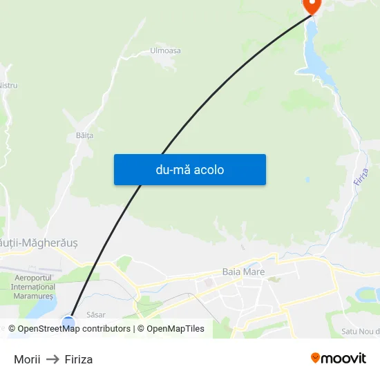Harta de Morii către Firiza