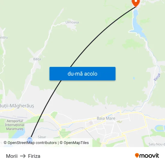 Harta de Morii către Firiza