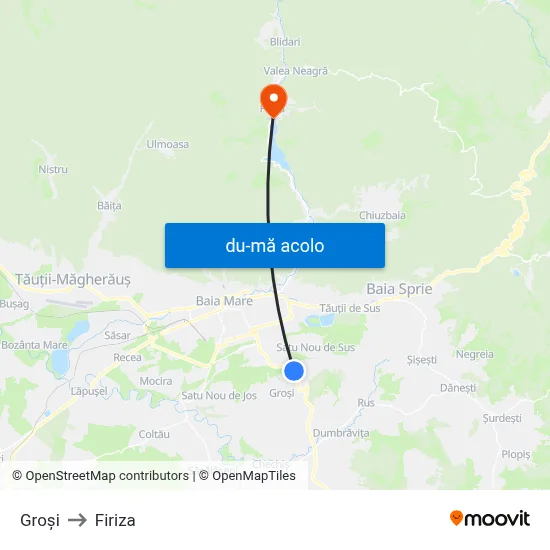 Harta de Groși către Firiza
