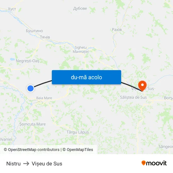 Harta de Nistru către Vişeu de Sus