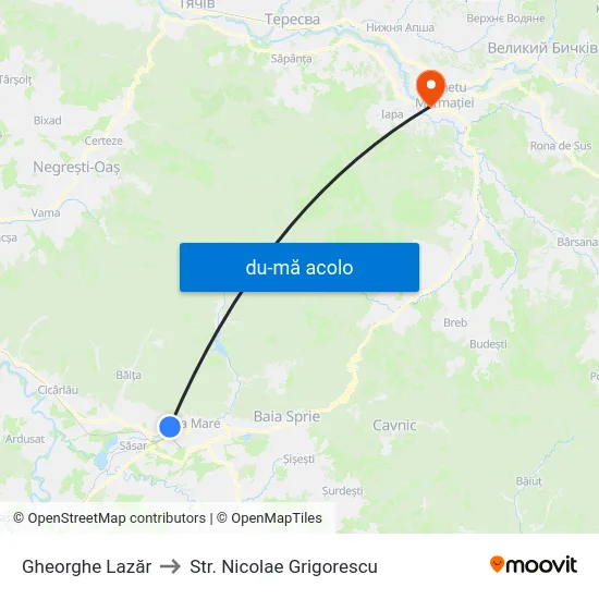 Harta de Gheorghe Lazăr către Str. Nicolae Grigorescu