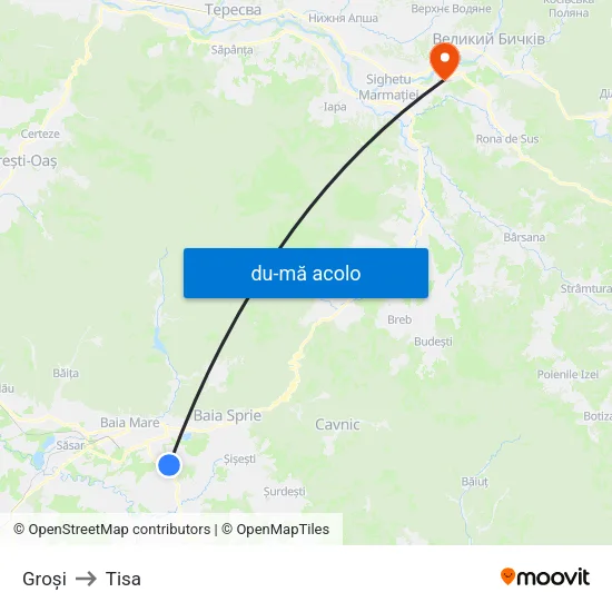 Harta de Groși către Tisa