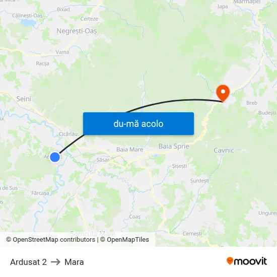 Harta de Ardusat 2 către Mara