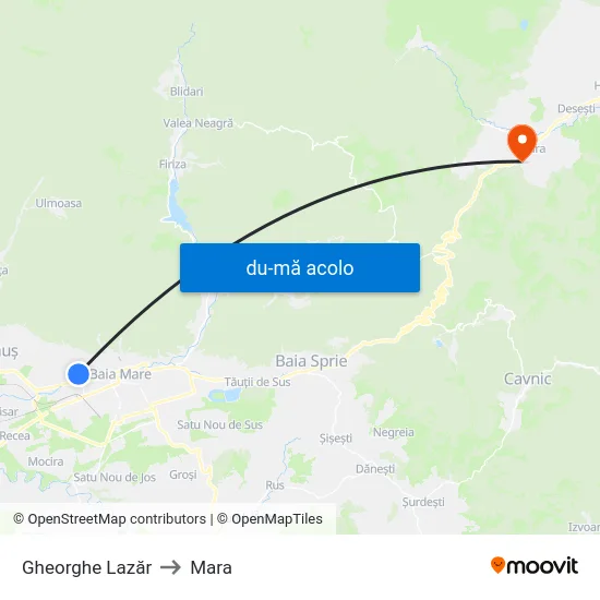 Harta de Gheorghe Lazăr către Mara