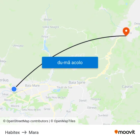 Harta de Habitex către Mara