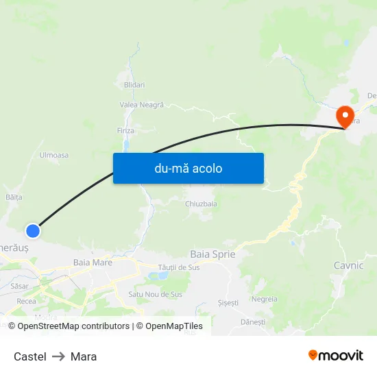 Harta de Castel către Mara