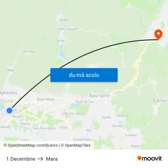 Harta de 1 Decembrie către Mara
