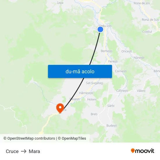 Harta de Cruce către Mara